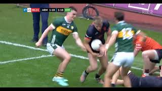 INSPIRATIONAL RIAN ONEILL CATCH  ARMAGH V KERRY  2024 ALL IRELAND FOOTBALL SEMIFINAL [upl. by Llenil]