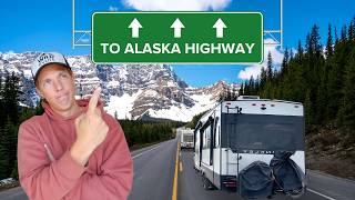 Our Alaska RV Caravan BEGINS TWO Big Rigs [upl. by Odlanra118]