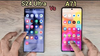 Samsung S24 Ultra vs A71  speed Test 🔥 [upl. by Danyluk]