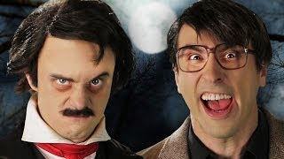 Stephen King vs Edgar Allan Poe Epic Rap Battles of History [upl. by Elirpa]