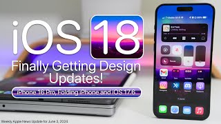 iOS 18 is Finally Getting Design Updates [upl. by Naujud834]