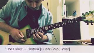 Pantera  The Sleep Guitar Solo Cover with Dean Dime Slime Stealth FR D standard Tuning [upl. by Adrell]