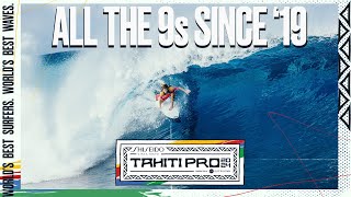 ALL THE 9s SINCE 2019 From The SHISEIDO Tahiti Pro pres by Outerknown [upl. by Southard]