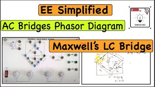 Maxwells Bridge Phasor diagram [upl. by Rudyard]