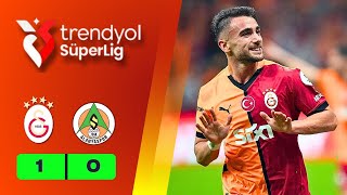 Galatasaray vs Alanyaspor Trendyol Süper Lig Maç Özeti [upl. by Pasol]