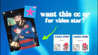 cc qr codes for video star 🕺👏 ‼️ [upl. by Aicinat27]