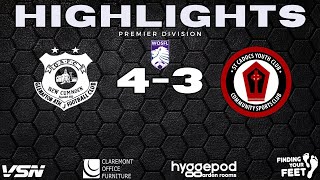 Glenafton Athletic 43 St Cadocs  WoSFL Premier Division Highlights  270724 [upl. by Anisirhc]