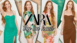 ZARA TRY ON HAUL Mierzę sukienki z wyprzedaży w Zarze 😍😍 MIERZYMY WYPRZEDAŻ LATO 2023 💸💸  Redhead [upl. by Nestor296]