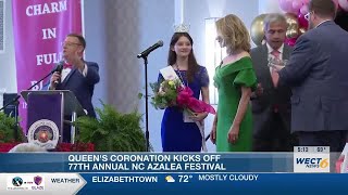 Queens coronation kicks off 77th annual NC Azalea Festival [upl. by Yesima]