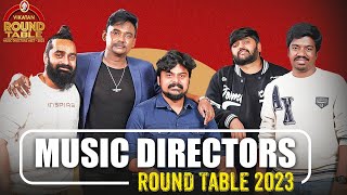 Vikatan Round Table 2023 with Music Directors  SamCS  Vishal  Bharath  Justin Prabhakaran [upl. by Enram256]