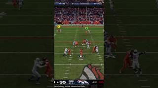 Bo Nix fires down field to finds Courtland Sutton in the back of the endzone broncos madden nfl [upl. by Ennybor]