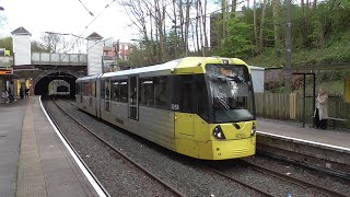 Manchester Metrolink  Heaton Park Stop [upl. by Radnaskela]