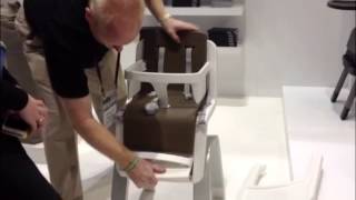 The Nuna Zaaz High Chair  ABC Expo 2012 [upl. by Nnomae813]