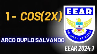 EEAR  Se cos x  08 então o valor de 1  cos2x é igual a  a 036 b 072 c 084 d 096 [upl. by Per779]