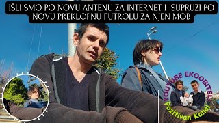 Išli smo po novu antenu za internet i supruzi po novu preklopnu futrolu za njen mob [upl. by Acinonrev]