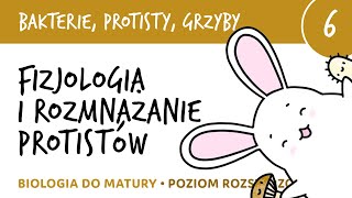 Fizjologia i rozmnażanie protistów koniugacja osmoregulacja  biologia do matury liceum [upl. by Garreth]