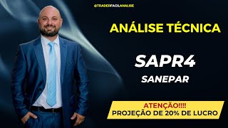 Projeção de 20 de LUCRO em SANEPAR  Análise técnica no detalhe 060924  sapr4 sapr11 sanepar [upl. by Trygve317]