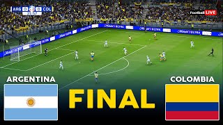 ARGENTINA vs COLOMBIA  FINAL Copa America 2024  Full Match All Goals  Realistic PES Gameplay [upl. by Leticia]