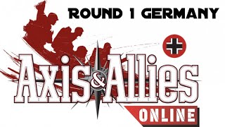 Axis amp Allies 1942 Online Opening German Moves [upl. by Ahseenak]