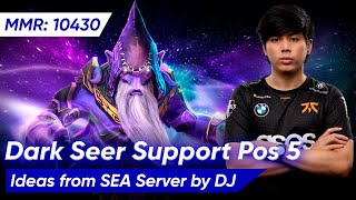 DJ DARK SEER 5 POS Quick Wit  Dota 2 Support Pro Gameplay 737 [upl. by Imar924]