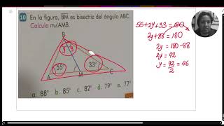 Triangulos  lineas notables  Geometria  2 ejemplos [upl. by Rhody774]