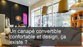 Un canapé convertible confortable et design ça existe [upl. by Morganne256]