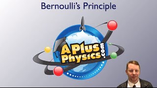 AP Physics 2  Bernoullis Principle [upl. by Sumahs171]