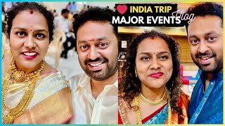 Our India Trip Special Functions amp Important Moments ❤️ Tamil Vlogs  Satish Kumar G B [upl. by Akelahs]