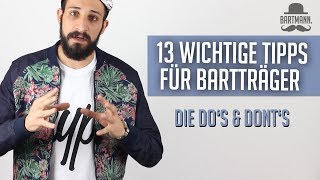 13 Dinge die ein Bartträger wissen sollte [upl. by Ledua559]