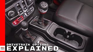 2018 Jeep Wrangler Drivetrain Options Explained [upl. by Gonzalez168]