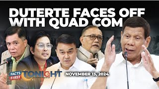 Duterte humarap na sa Quad Committee [upl. by Ainevul877]