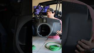 UTV Stereo Sub Enclosure w 10quot Subwoofer polaris utv canam [upl. by Aldon]