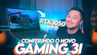 O NOTEBOOK mais barato com uma RTX3050 Conferindo o lançamento do novo Gaming 3i [upl. by Froma]