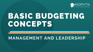 L029 Basic Budgeting Concepts  Leadership and Management [upl. by Laufer]