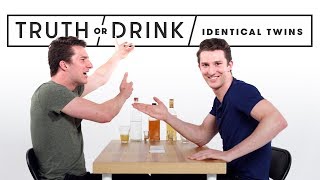 Identical Twins Play Truth or Drink  Truth or Drink  Cut [upl. by Lehet993]