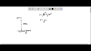 For the following problems set up and solve the differential equations You drop a ball with a mas… [upl. by Isaacson]