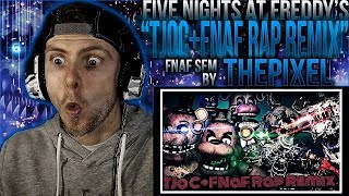 Vapor Reacts 511  FNAF SFM TWISTED ANIMATION quotTJOC  FNAF Rap Remixquot SFM by ThePixel REACTION [upl. by Cozmo]