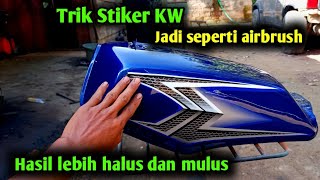 Repaint tangki RX king‼️stiker KW rasa airbrush [upl. by Chuipek908]