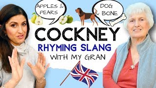 Cockney Rhyming Slang with my Gran  British Slang Lesson [upl. by Stiles311]