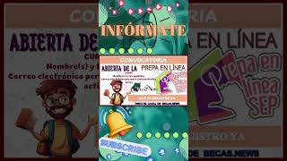 💸😁 ¡HAZ TU REGISTRO Y TERMINA TU PREPA EN LÍNEA 😁💸 CONSULTA 🧑🏼‍🎓🎒✏️📚 [upl. by Nelleyram]