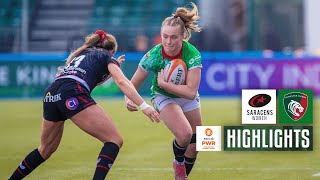 Highlights  Premiership Womens Rugby Saracens vs Leicester Tigers [upl. by Aneehc]