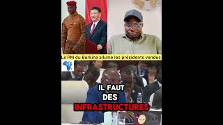 URGENT 👉🏿🇧🇫👏🏿 Le premier ministre du Burkina Faso allume les Chefs d’état Africains vendus là 🤣 [upl. by Althee]