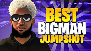 BEST OVER 610 BIG MAN JUMPSHOT IN NBA 2K25  LOW 3 POINT  BEST CUSTOM JUMPSHOT [upl. by Ahsiemal]