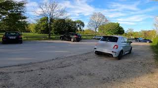 2024 Abarth 695 C Driving on German Autobahn at Sunset [upl. by Butcher]