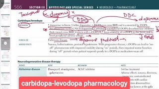 carbidopalevodopa pharmacology neurology 163  First Aid USMLE Step 1 in UrduHindi [upl. by Enrica]