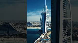 Burj Al Arab Drone View 🏝️  Stunning Aerial Shot of Dubai’s Iconic Hotel [upl. by Gabrielli]