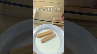 Tiramisu Raffaello shorts shortsvideo reels top asmr recept cookies cake chocolate [upl. by Toffic404]