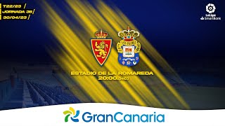 Resumen de Real Zaragoza vs UD Las Palmas 11 [upl. by Notac]