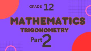 Trigonometry part 2 [upl. by Idac]