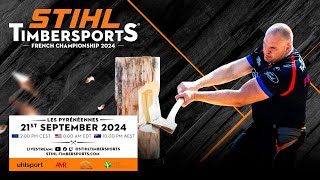 STIHL TIMBERSPORTS® French Pro Championship 2024  livestream [upl. by Llebasi]